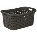 Dendesigns 12756P06 26 in. Espresso Color Weave Laundry Basket DE138488